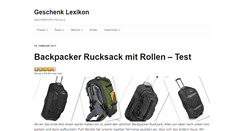 Desktop Screenshot of geschenk-lexikon.de